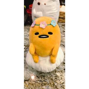 Sanrio 10 Year Anniversary Gudatama Plush The Lazy Egg 10" Easter